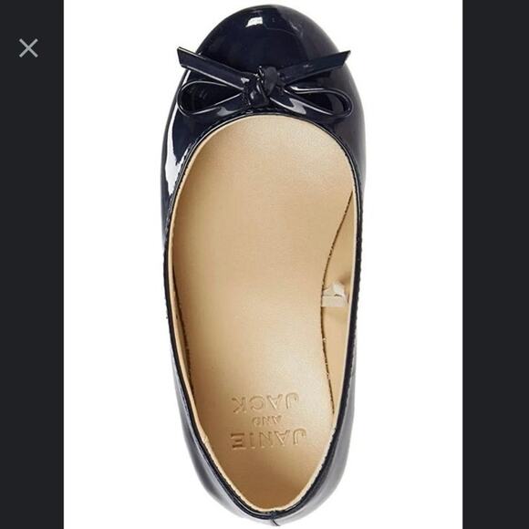 Janie and Jack Classic Ballet Flats (Toddler/Little Kid/Big Kid) Navy Sz 9 - Picture 6 of 7